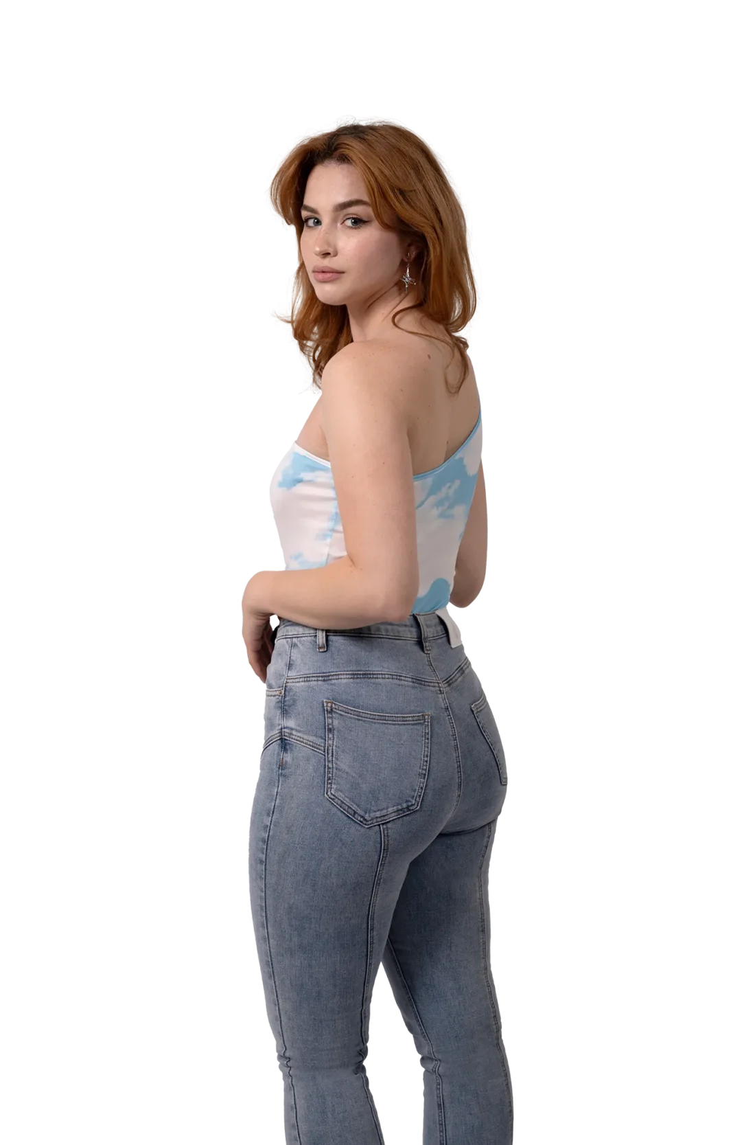 flare fusion denim pants